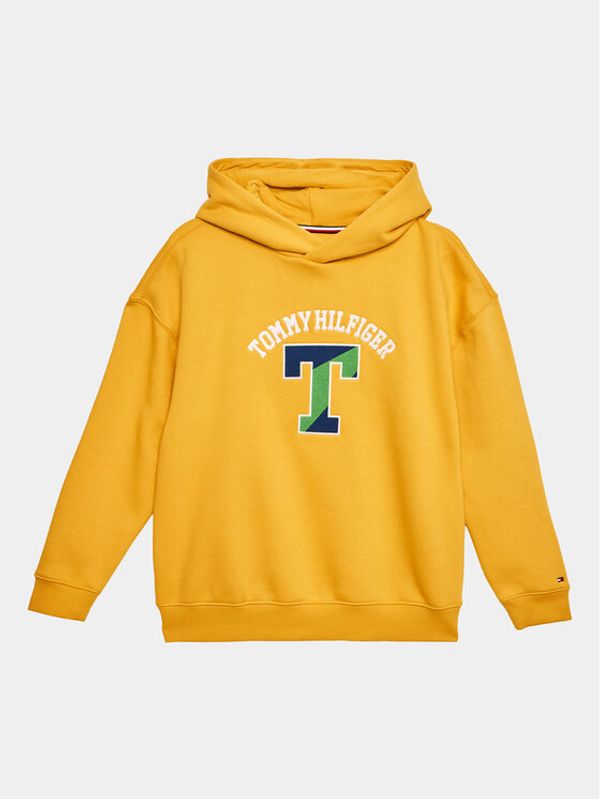 Tommy Hilfiger Tommy Hilfiger Суитшърт Varisity KB0KB08293 D Жълт Regular Fit
