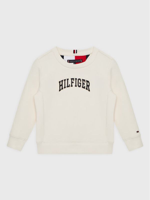 Tommy Hilfiger Tommy Hilfiger Суитшърт Varsity KB0KB07661 Бял Regular Fit