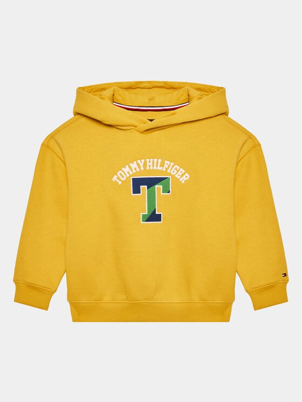 Tommy Hilfiger Tommy Hilfiger Суитшърт Varsity KB0KB08293 M Жълт Regular Fit