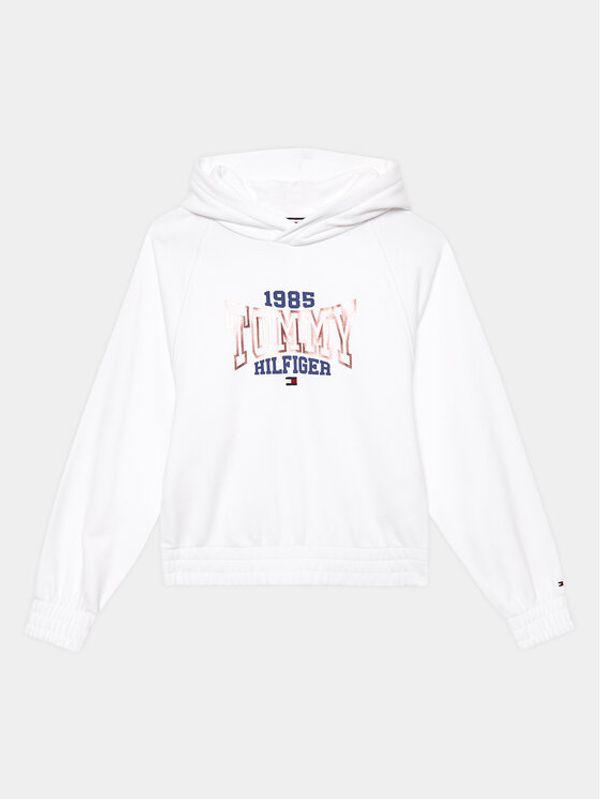 Tommy Hilfiger Tommy Hilfiger Суитшърт Varsity KG0KG07373 D Бял Regular Fit