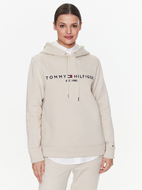 Tommy Hilfiger Tommy Hilfiger Суитшърт WW0WW26410 Бежов Regular Fit