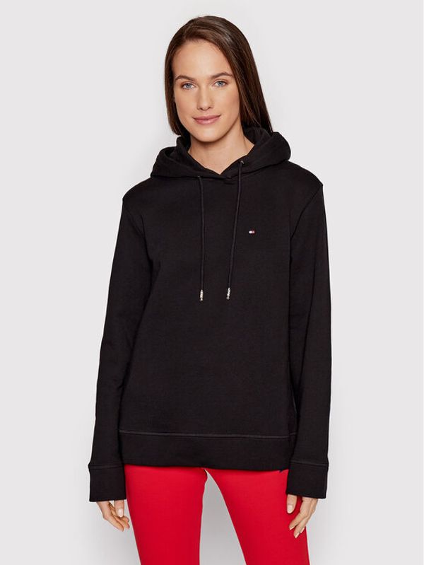 Tommy Hilfiger Tommy Hilfiger Суитшърт WW0WW32206 Черен Regular Fit