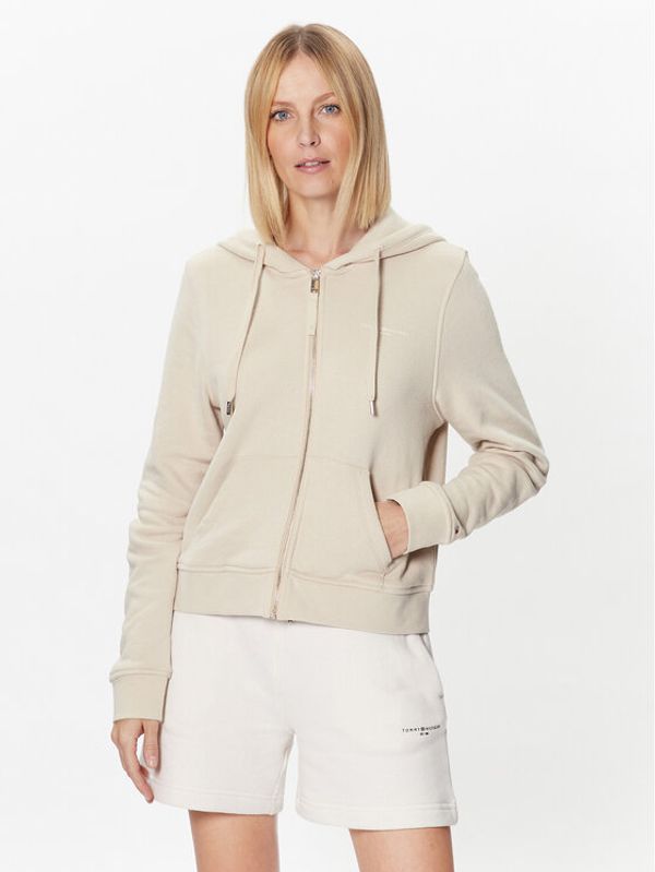 Tommy Hilfiger Tommy Hilfiger Суитшърт WW0WW39189 Бежов Regular Fit