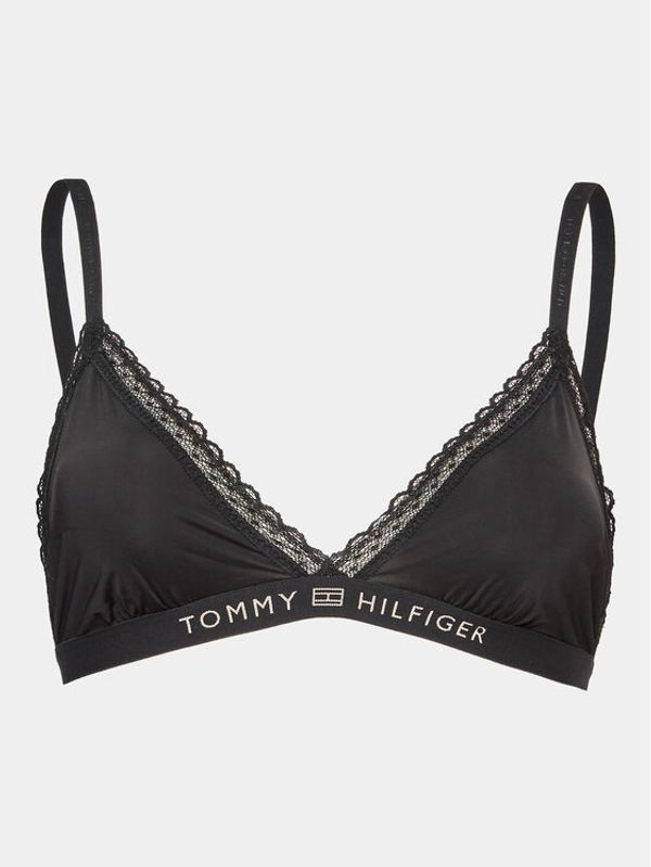Tommy Hilfiger Tommy Hilfiger Сутиен без банели UW0UW04242 Черен