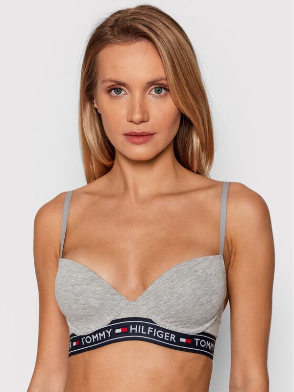 Tommy Hilfiger Tommy Hilfiger Сутиен с банели UW0UW00558 Сив