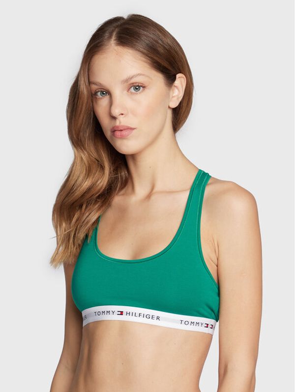Tommy Hilfiger Tommy Hilfiger Сутиен-топ UW0UW03820 Зелен