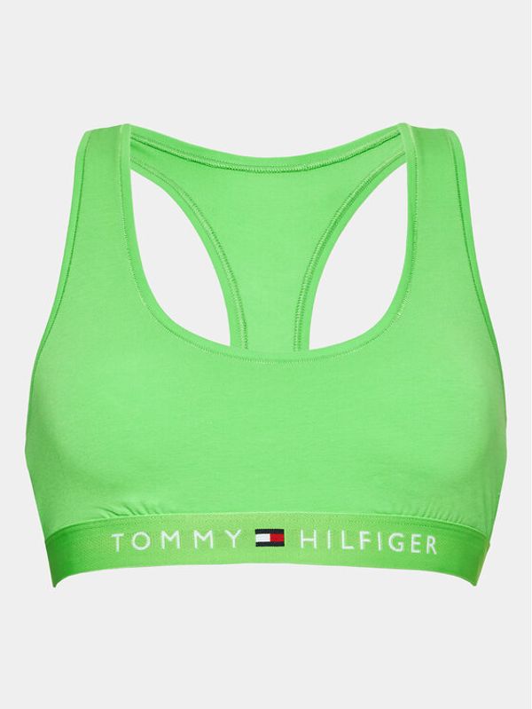 Tommy Hilfiger Tommy Hilfiger Сутиен-топ UW0UW04143 Зелен