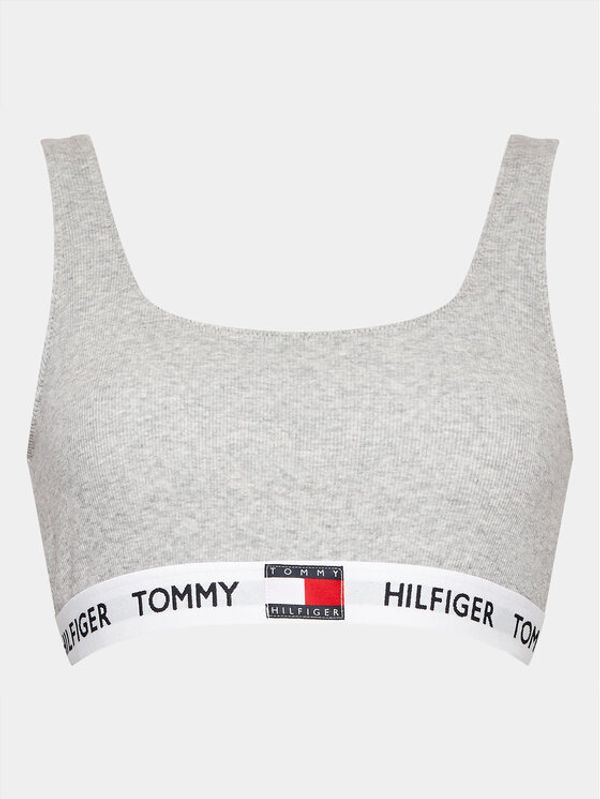 Tommy Hilfiger Tommy Hilfiger Сутиен-топ UW0UW04268 Сив