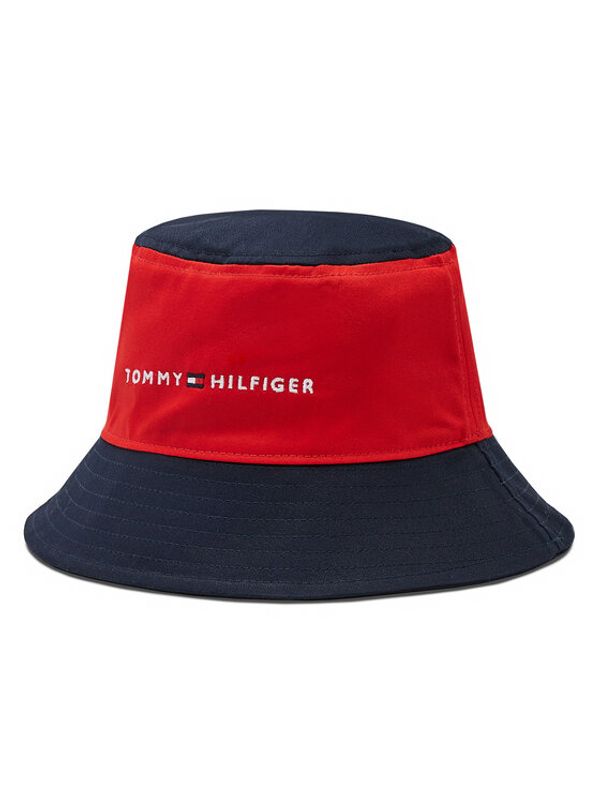 Tommy Hilfiger Tommy Hilfiger Текстилна шапка Essential Bucket AU0AU01625 Червен