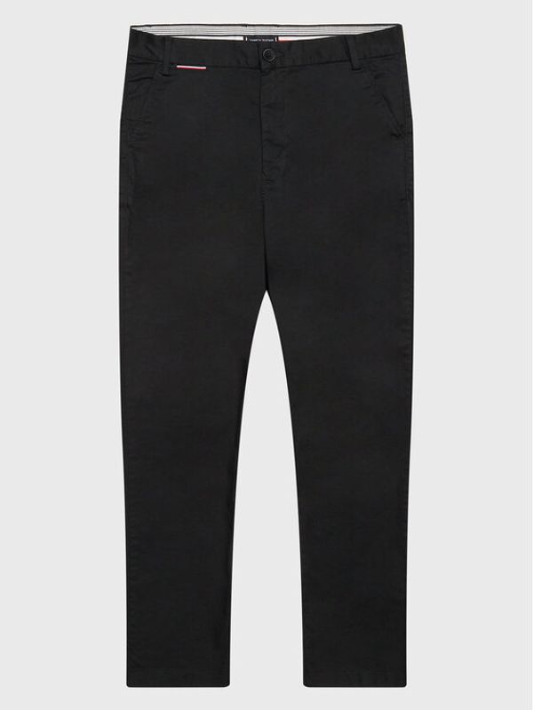 Tommy Hilfiger Tommy Hilfiger Текстилни панталони 1985 Chino KB0KB07392 D Черен Slim Fit
