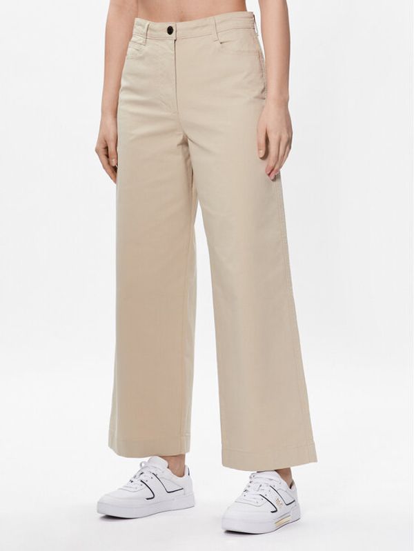 Tommy Hilfiger Tommy Hilfiger Текстилни панталони 1985 WW0WW38726 Бежов Regular Fit