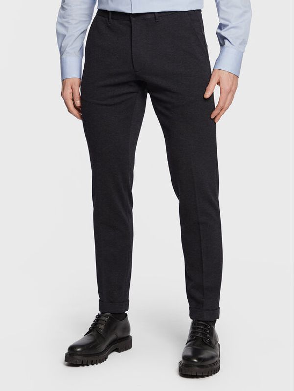 Tommy Hilfiger Tommy Hilfiger Текстилни панталони Hampton MW0MW29663 Тъмносин Tapered Fit