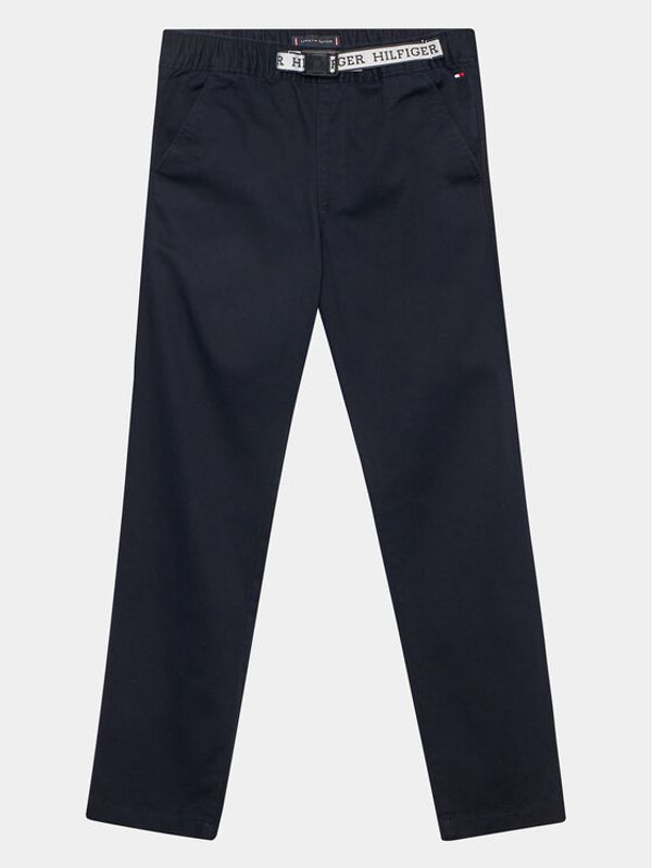 Tommy Hilfiger Tommy Hilfiger Текстилни панталони KB0KB08280 Тъмносин Comfort Fit