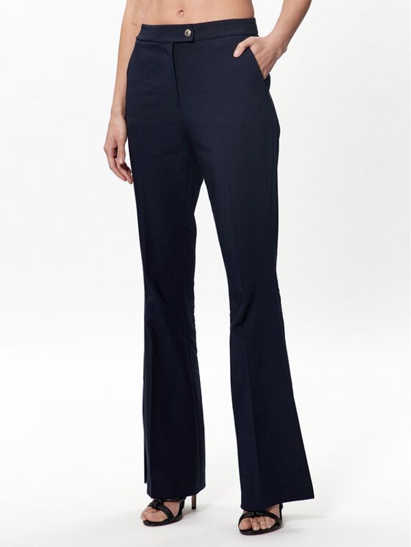 Tommy Hilfiger Tommy Hilfiger Текстилни панталони WW0WW38598 Тъмносин Tailored Fit