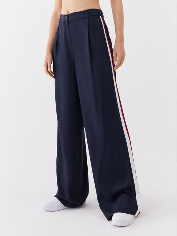 Tommy Hilfiger Tommy Hilfiger Текстилни панталони WW0WW39069 Тъмносин Relaxed Fit