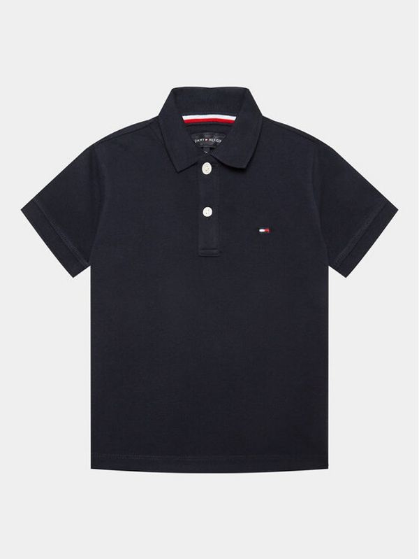 Tommy Hilfiger Tommy Hilfiger Тениска с яка и копчета KB0KB07365 D Тъмносин Regular Fit