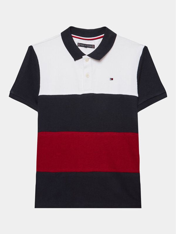 Tommy Hilfiger Tommy Hilfiger Тениска с яка и копчета KB0KB08315 D Тъмносин Regular Fit