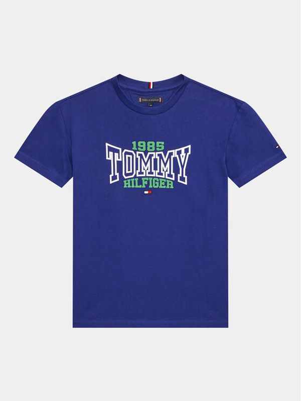 Tommy Hilfiger Tommy Hilfiger Тишърт 1985 KB0KB08323 Син Regular Fit