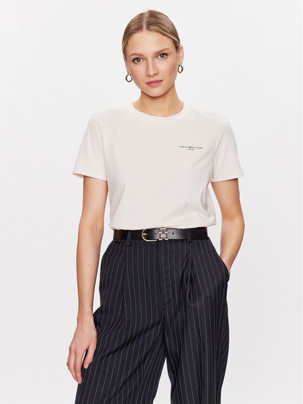 Tommy Hilfiger Tommy Hilfiger Тишърт 1985 WW0WW37877 Бежов Regular Fit