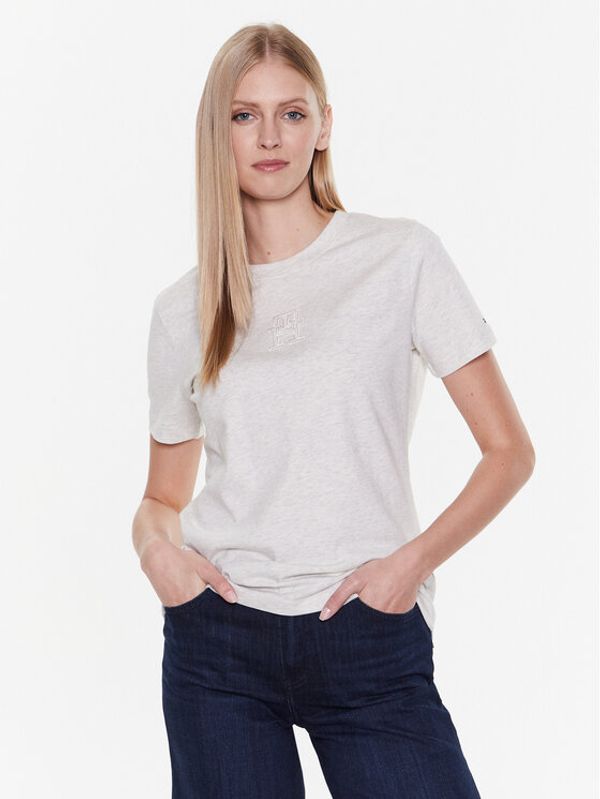 Tommy Hilfiger Tommy Hilfiger Тишърт Applique WW0WW37184 Сив Regular Fit