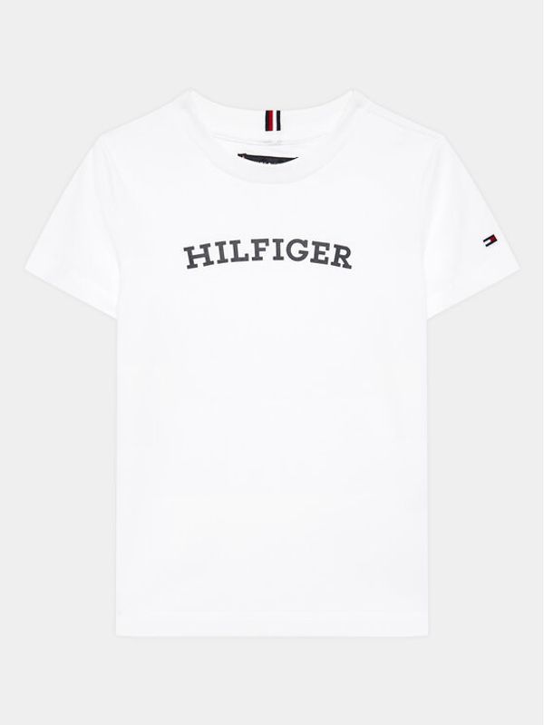 Tommy Hilfiger Tommy Hilfiger Тишърт Arched KB0KB08333 D Бял Regular Fit