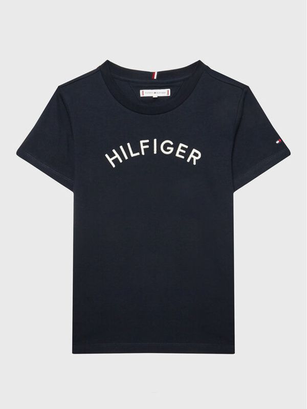 Tommy Hilfiger Tommy Hilfiger Тишърт Arched KS0KS00401 D Тъмносин Regular Fit