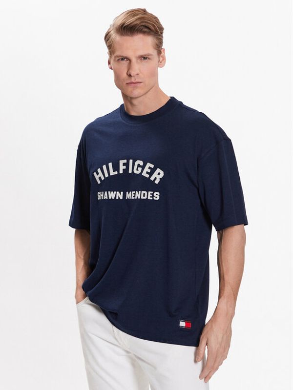 Tommy Hilfiger Tommy Hilfiger Тишърт Archive MW0MW31189 Тъмносин Relaxed Fit