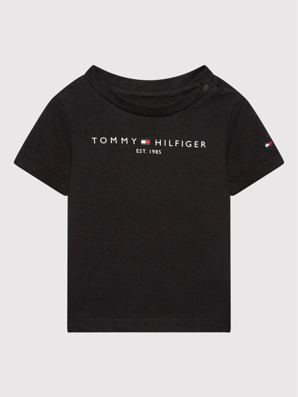 Tommy Hilfiger Tommy Hilfiger Тишърт Baby Essential KN0KN01487 Черен Regular Fit
