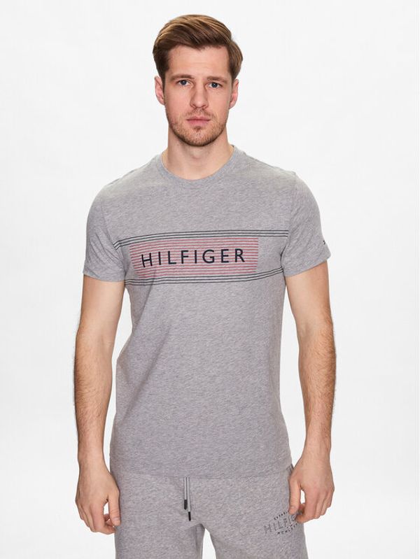 Tommy Hilfiger Tommy Hilfiger Тишърт Brand Love MW0MW30035 Сив Regular Fit