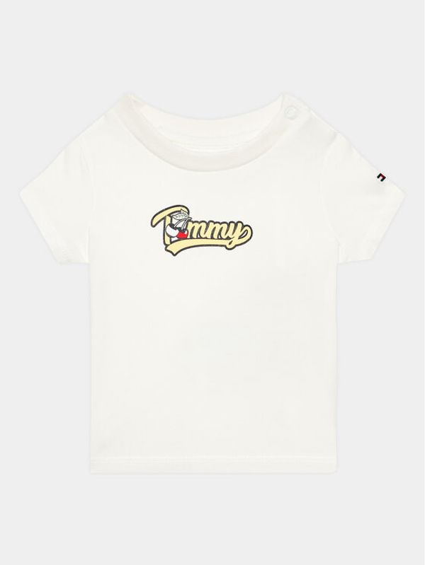 Tommy Hilfiger Tommy Hilfiger Тишърт Cherry KN0KN01623 Бял Regular Fit