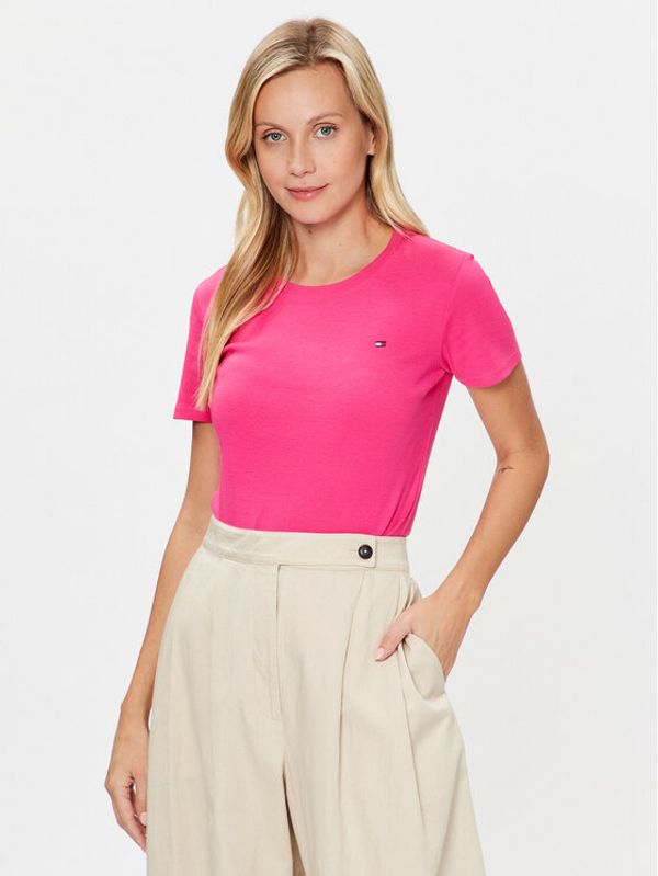 Tommy Hilfiger Tommy Hilfiger Тишърт Cody WW0WW37882 Розов Slim Fit
