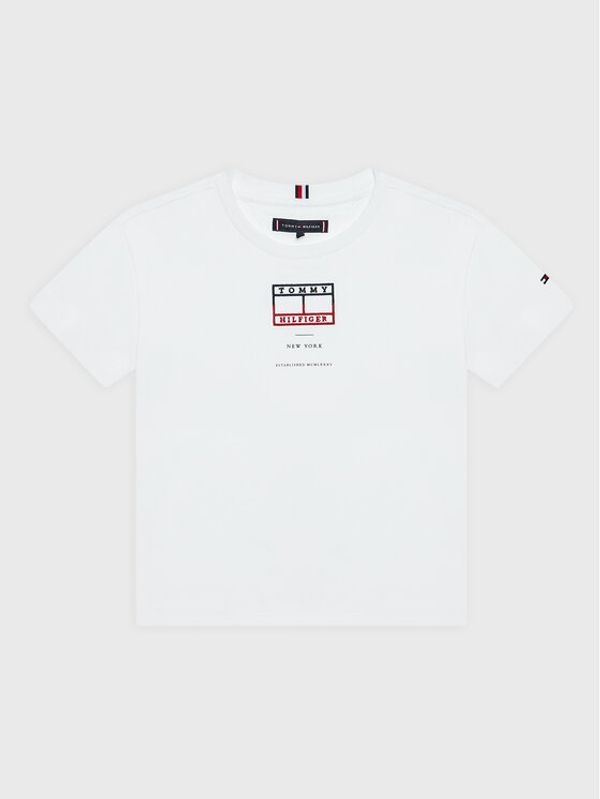Tommy Hilfiger Tommy Hilfiger Тишърт Embroidered KB0KB07598 Бял Regular Fit