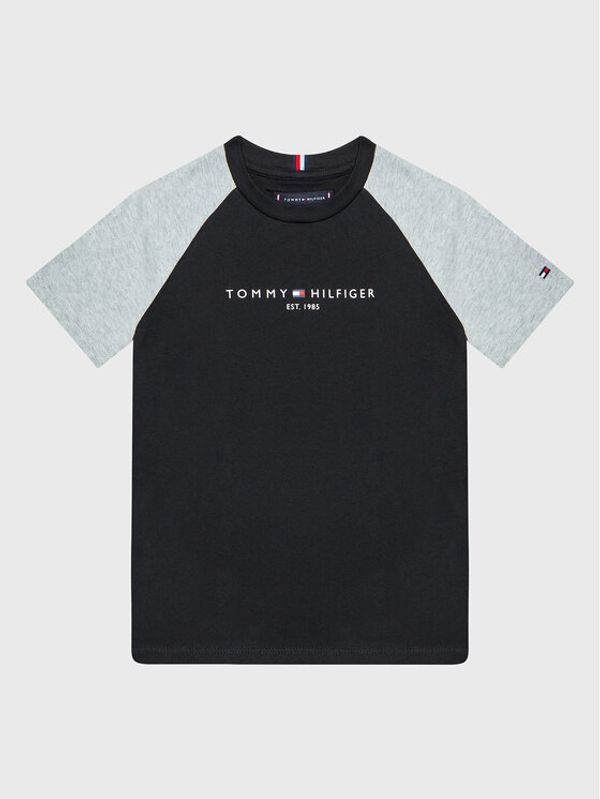 Tommy Hilfiger Tommy Hilfiger Тишърт Essential KB0KB07754 D Черен Regular Fit