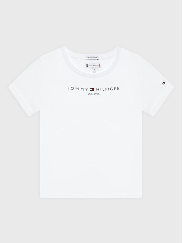 Tommy Hilfiger Tommy Hilfiger Тишърт Essential KG0KG06585 Бял Regular Fit