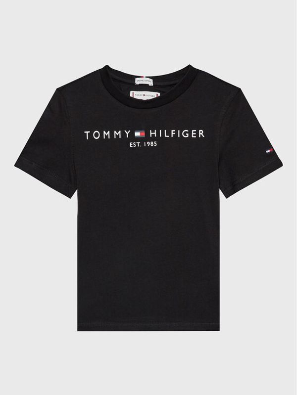 Tommy Hilfiger Tommy Hilfiger Тишърт Essential KS0KS00210 M Черен Regular Fit