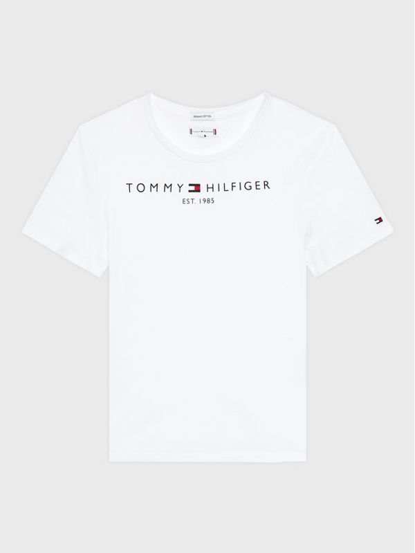 Tommy Hilfiger Tommy Hilfiger Тишърт Essential Tee KG0KG06585 M Бял Regular Fit