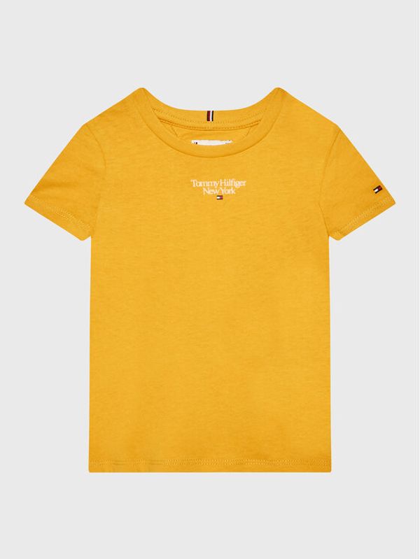 Tommy Hilfiger Tommy Hilfiger Тишърт Graphic KG0KG07083 M Жълт Regular Fit