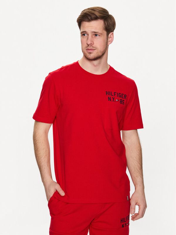 Tommy Hilfiger Tommy Hilfiger Тишърт Graphic MW0MW30444 Червен Regular Fit