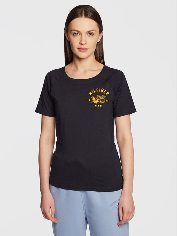 Tommy Hilfiger Tommy Hilfiger Тишърт Graphic S10S101575 Тъмносин Slim Fit