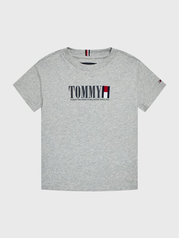 Tommy Hilfiger Tommy Hilfiger Тишърт Graphic Tee KB0KB07788 D Сив Regular Fit