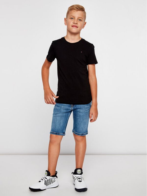 Tommy Hilfiger Tommy Hilfiger Тишърт KB0KB04140 Черен Regular Fit