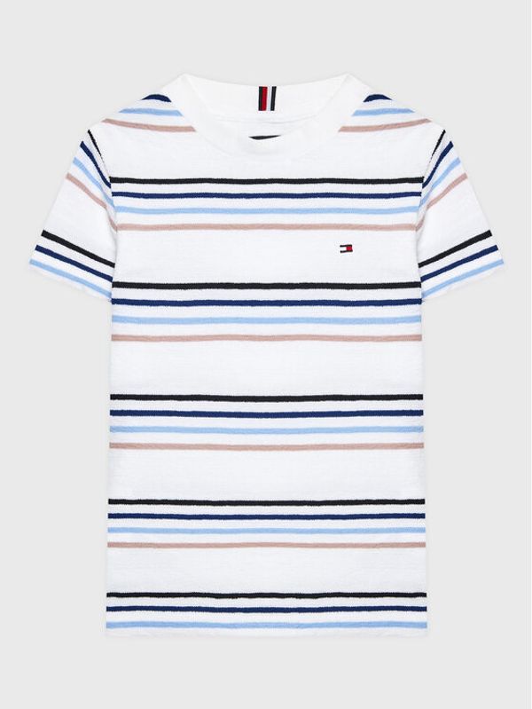Tommy Hilfiger Tommy Hilfiger Тишърт KB0KB08003 M Бял Regular Fit