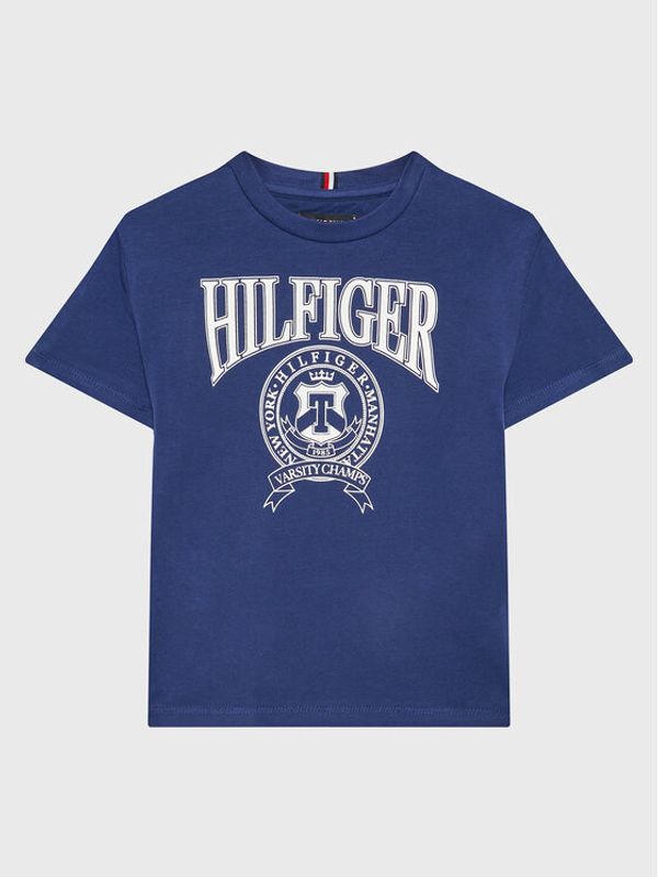 Tommy Hilfiger Tommy Hilfiger Тишърт KB0KB08038 D Син Regular Fit