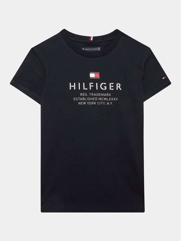 Tommy Hilfiger Tommy Hilfiger Тишърт KB0KB08201 D Тъмносин Regular Fit