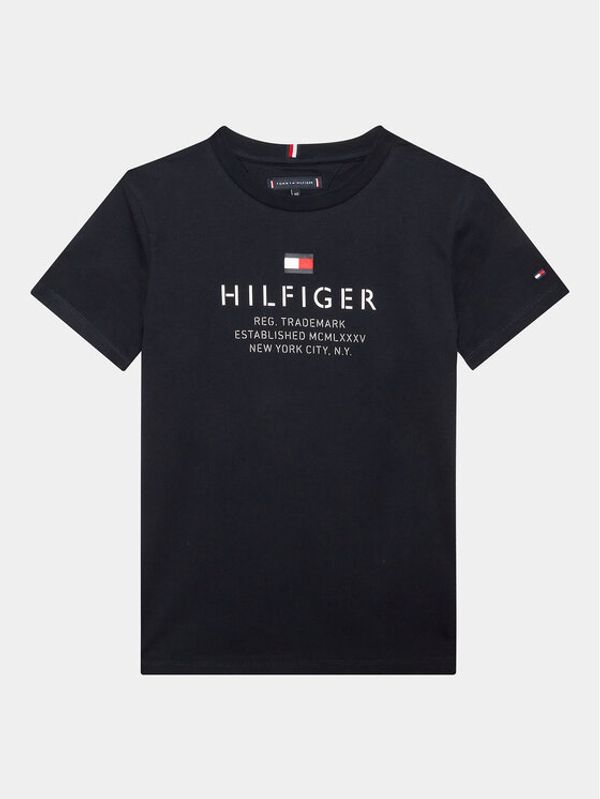 Tommy Hilfiger Tommy Hilfiger Тишърт KB0KB08201 D Тъмносин Regular Fit