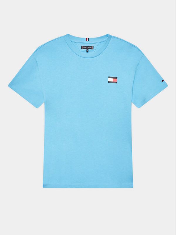 Tommy Hilfiger Tommy Hilfiger Тишърт KB0KB08211 D Син Regular Fit
