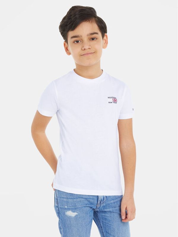 Tommy Hilfiger Tommy Hilfiger Тишърт KB0KB08626 M Бял Regular Fit