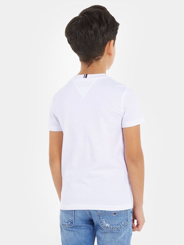 Tommy Hilfiger Tommy Hilfiger Тишърт KB0KB08626 S Бял Regular Fit