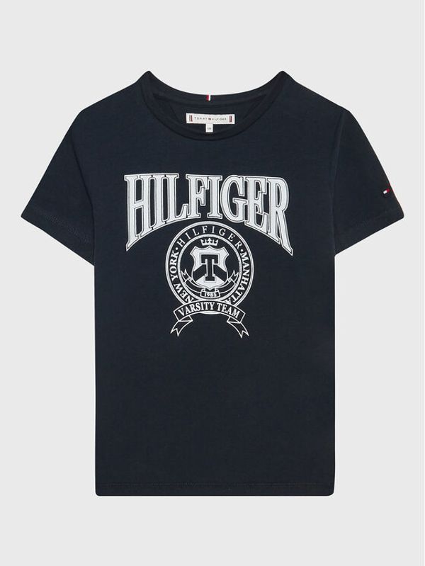 Tommy Hilfiger Tommy Hilfiger Тишърт KG0KG07081 D Тъмносин Regular Fit