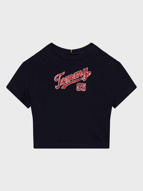 Tommy Hilfiger Tommy Hilfiger Тишърт KG0KG07087 M Тъмносин Regular Fit